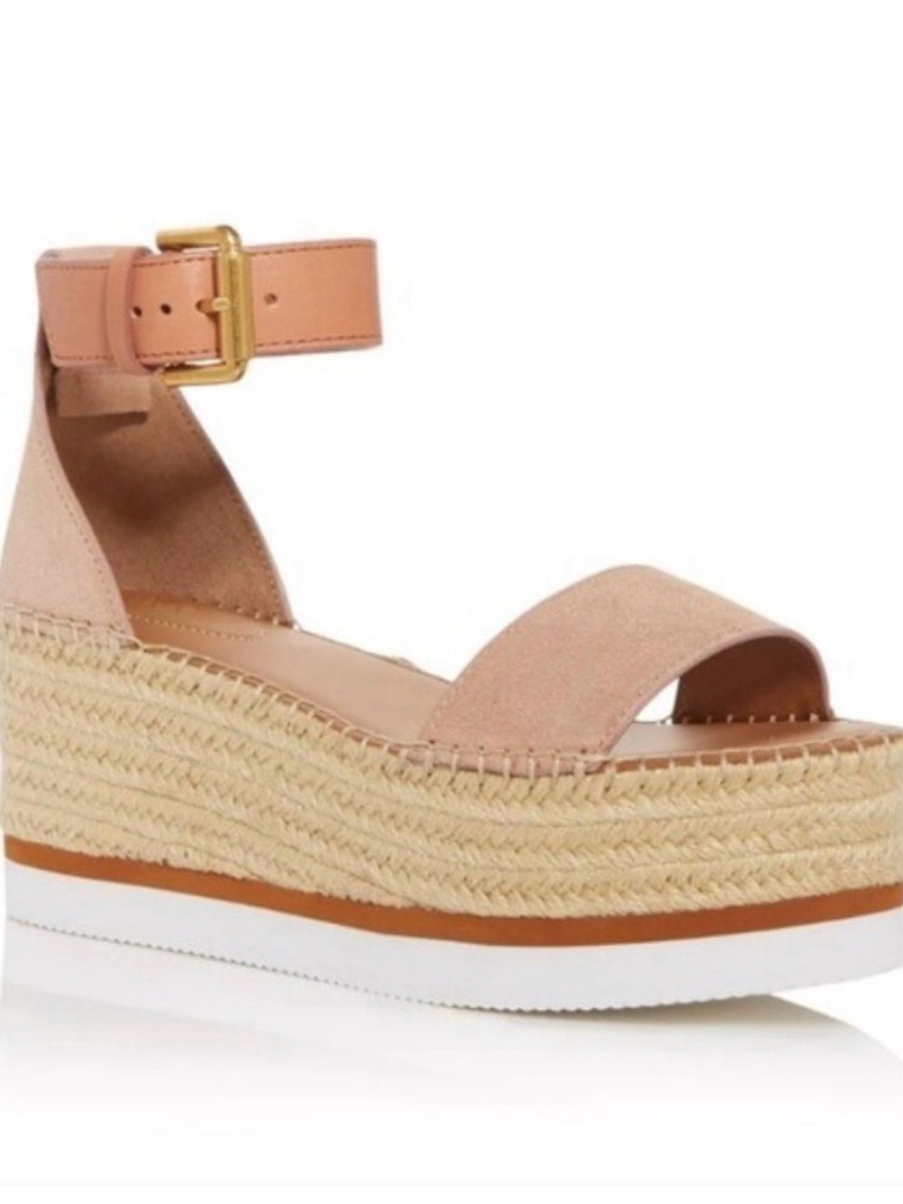 See by Chloé Glyn Platform Espadrille Wedge Sandals Women’s Size 7 (EU 37) - Picture 13 of 13